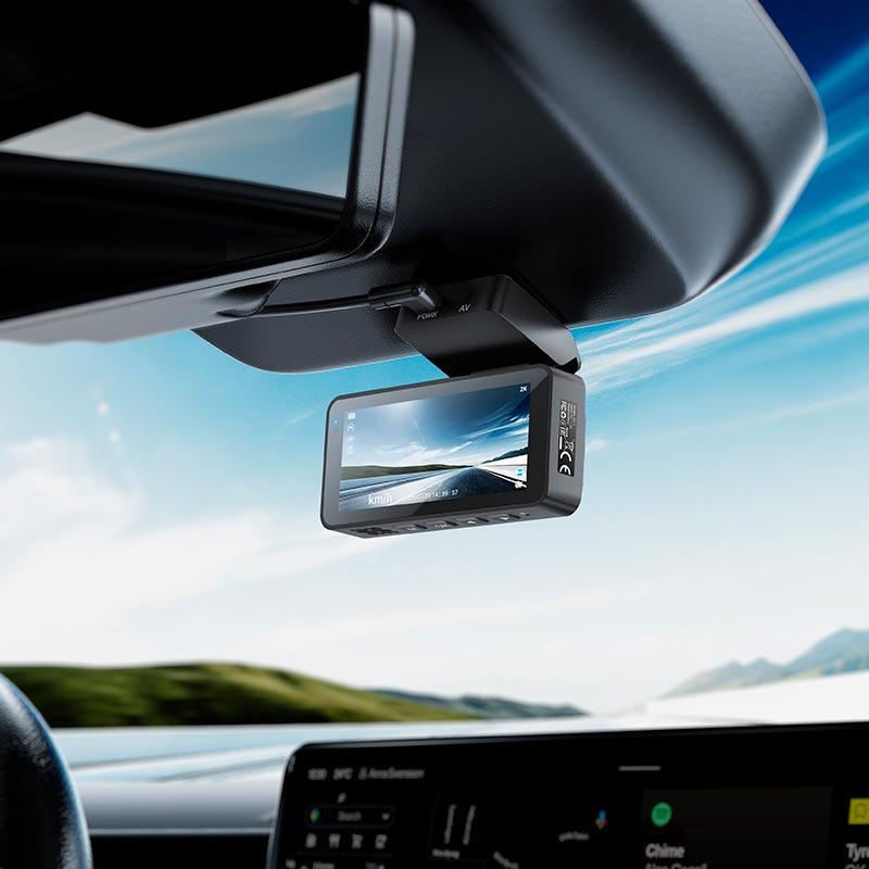 Відеореєстратор Hoco DV11 3,69" driving recorder 2K display GPS Grey (3af17f53) - фото 6