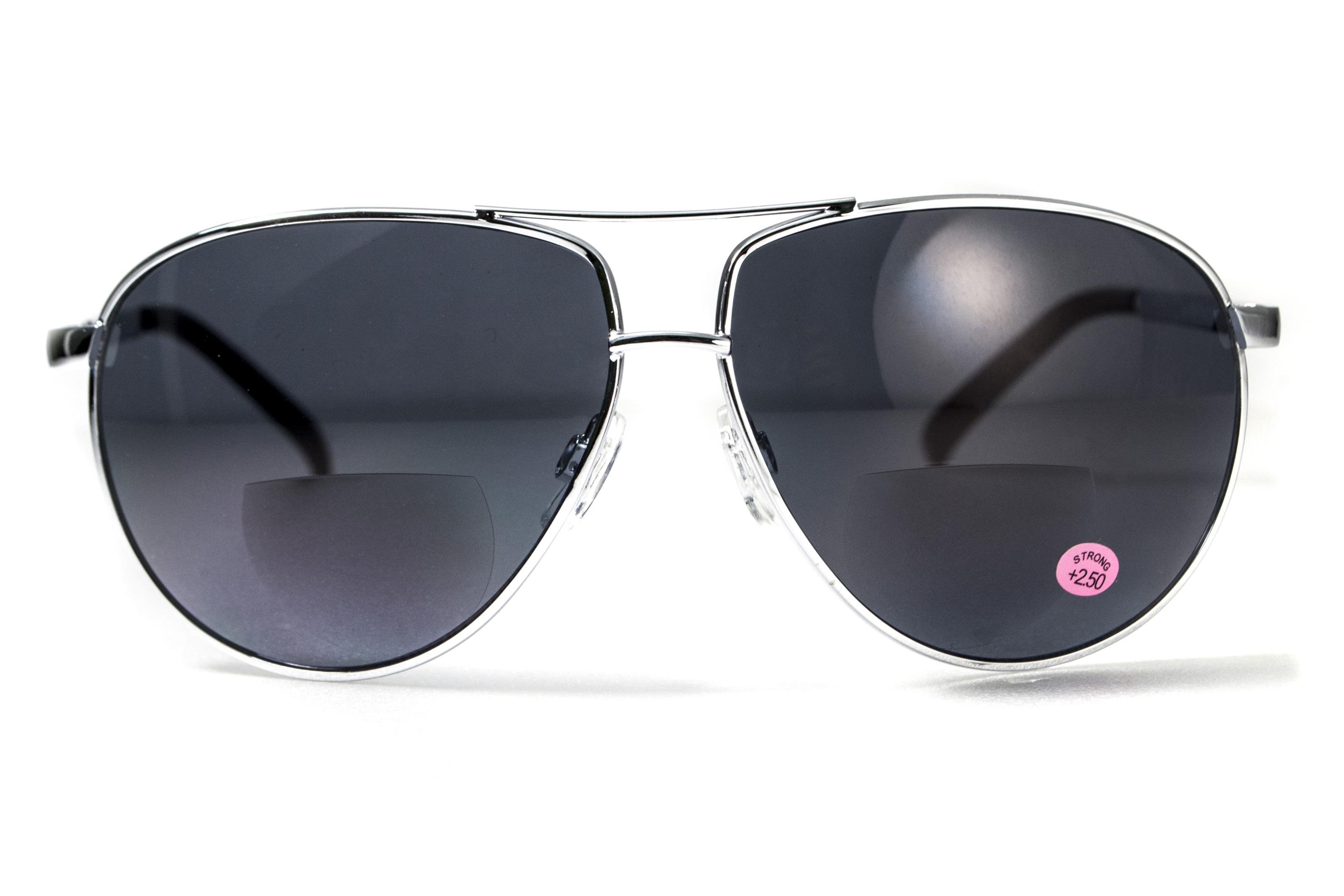 Очки Global Vision Aviator Bifocal +3,0 Серый (1АВИБИФ-Д3.0)