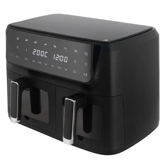 Аерофритюрниця Adler AD 6324 Dual Zone 2700 Вт 2 кошики сенсорне управління 11 л