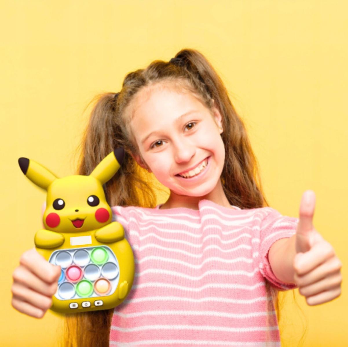 Интерактивная игрушка Quick Push Game Pop It покемон Пикачу 999 уровней (18298264) - фото 7