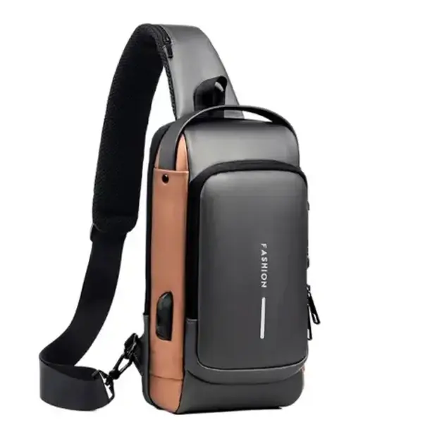 Сумка нагрудная с противоугонным замком с паролем Backpack (29823282)