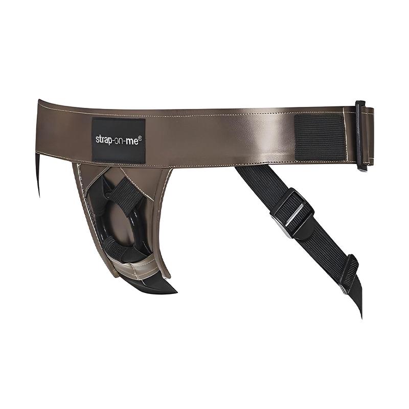 Трусы для страпона Strap-On-Me Harness Curious Коричневый (45263)