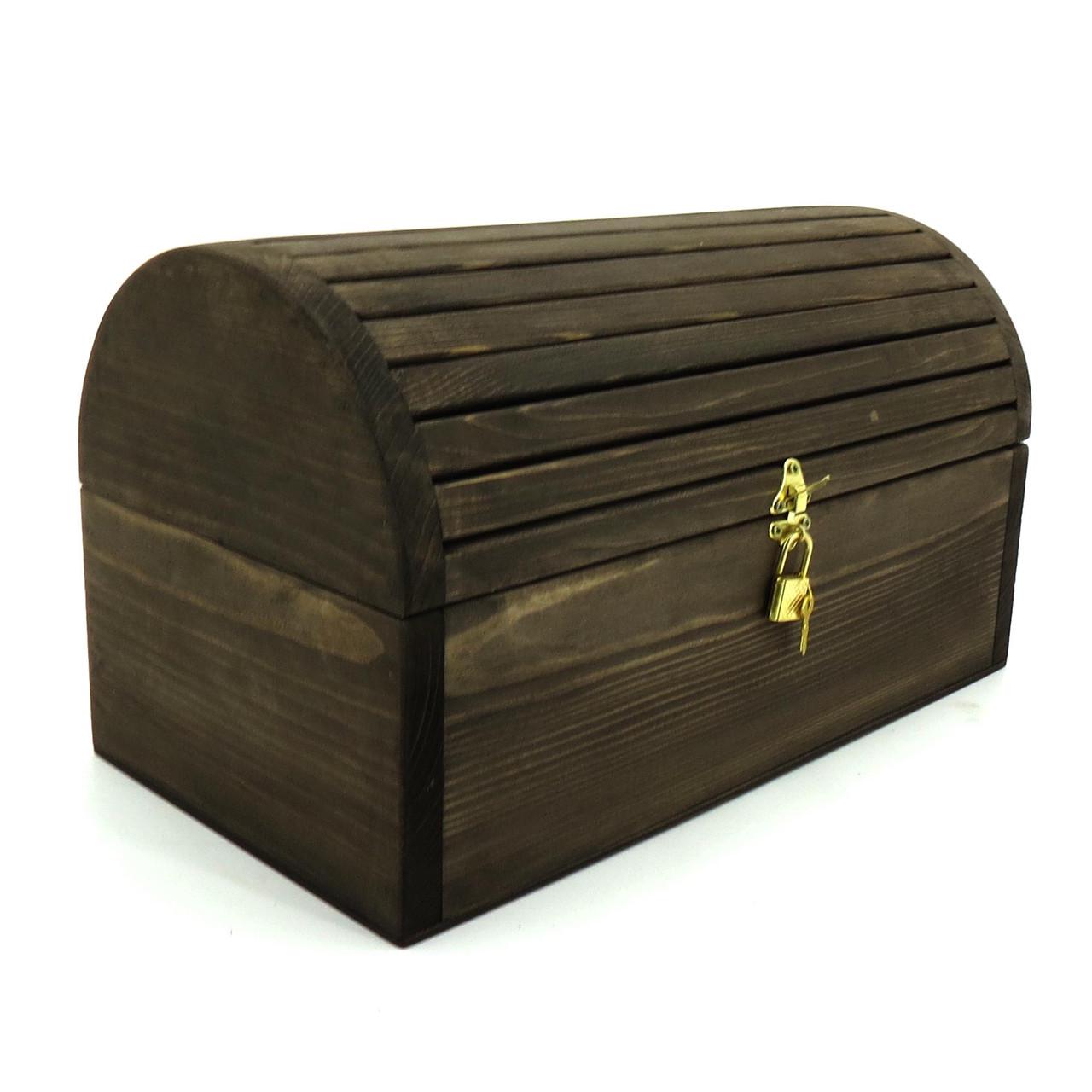 Сундучок из дерева Марико 35х18х20 см Мокко (СДЧ-3518200410)