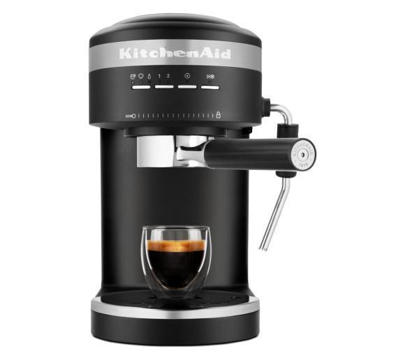 Кавоварка ріжкова еспресо KitchenAid 5KES6403EBM (360594)