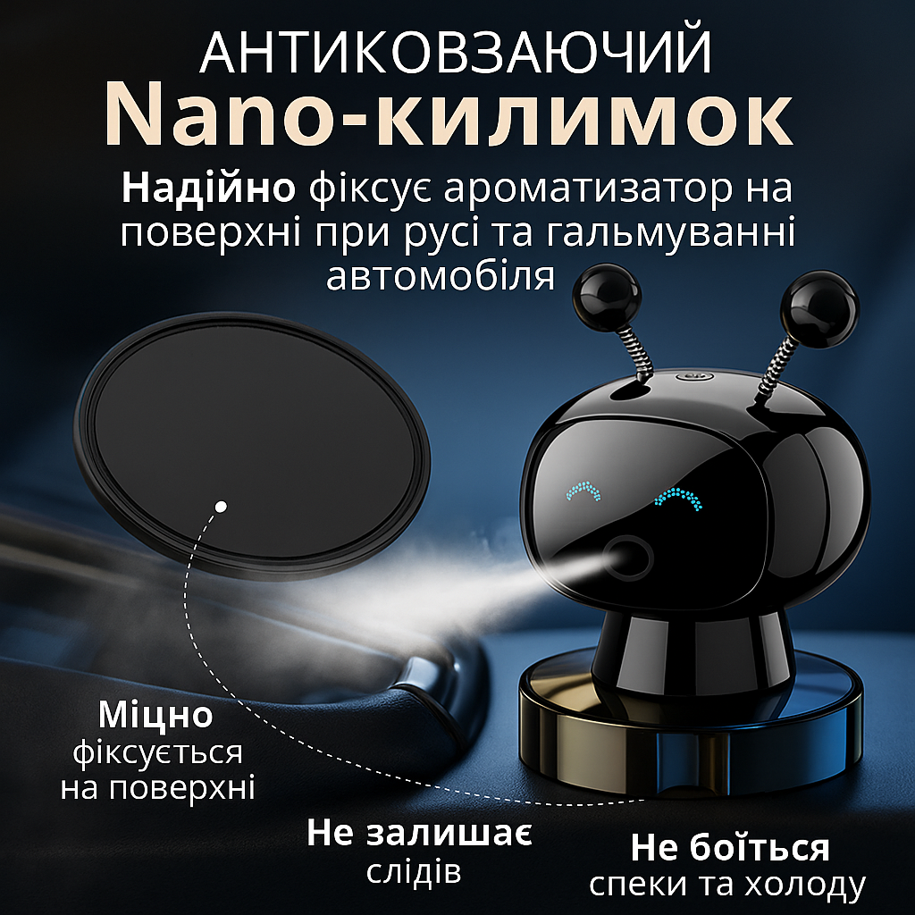 Ароматизатор автомобільний Robot інтерактивний автоматичний (2662771704) - фото 8 Ароматизатор автомобільний Robot інтерактивний автоматичний (2662771704) - фото 8