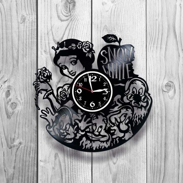 Часы настенные Белоснежка 0498 из виниловой пластинки
