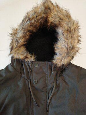 Курточка чоловіча зимова парка Theardbare XL Хакі - фото 10