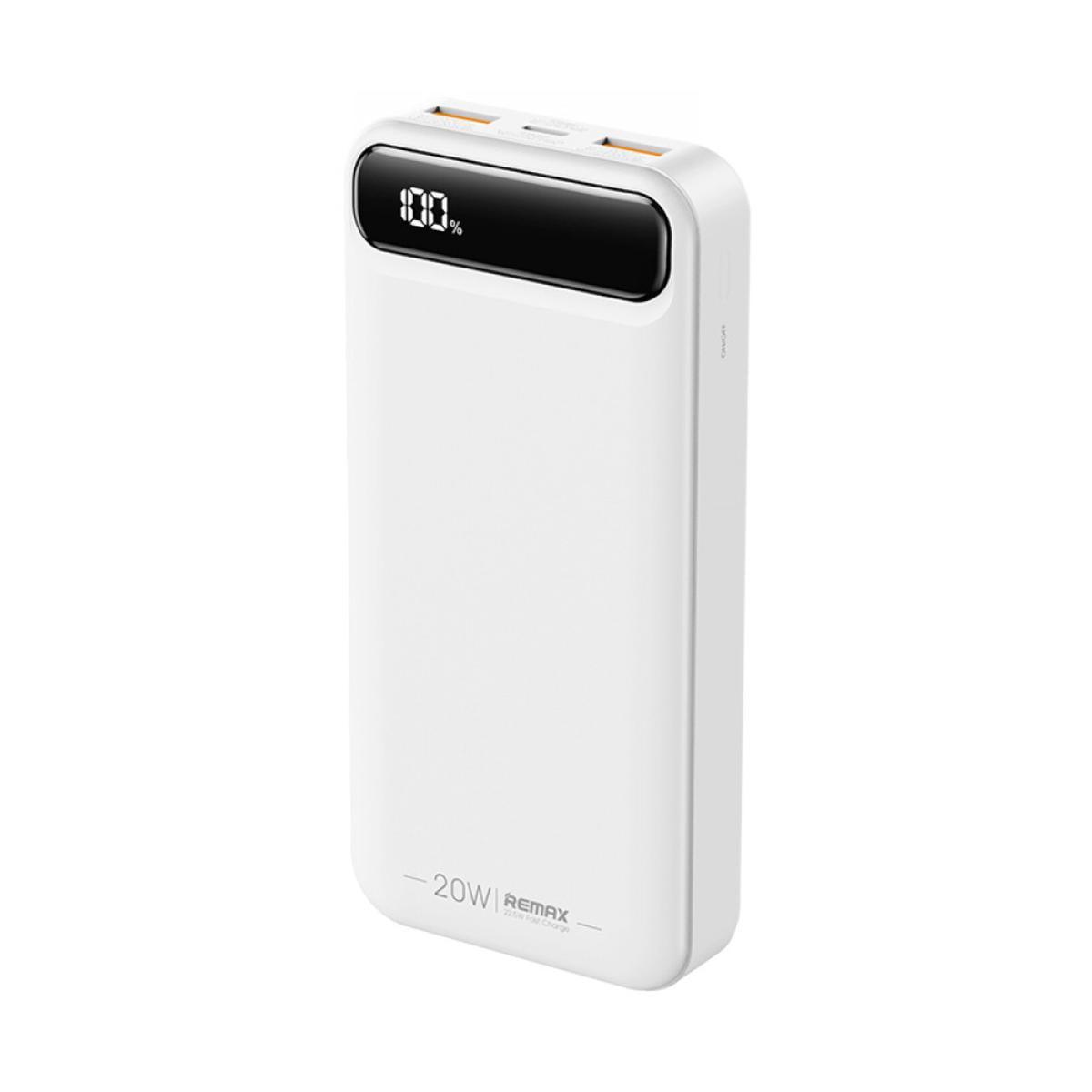 Павербанк Remax RPP-521 Bole QC22,5W PD18W 20000 mAh Білий