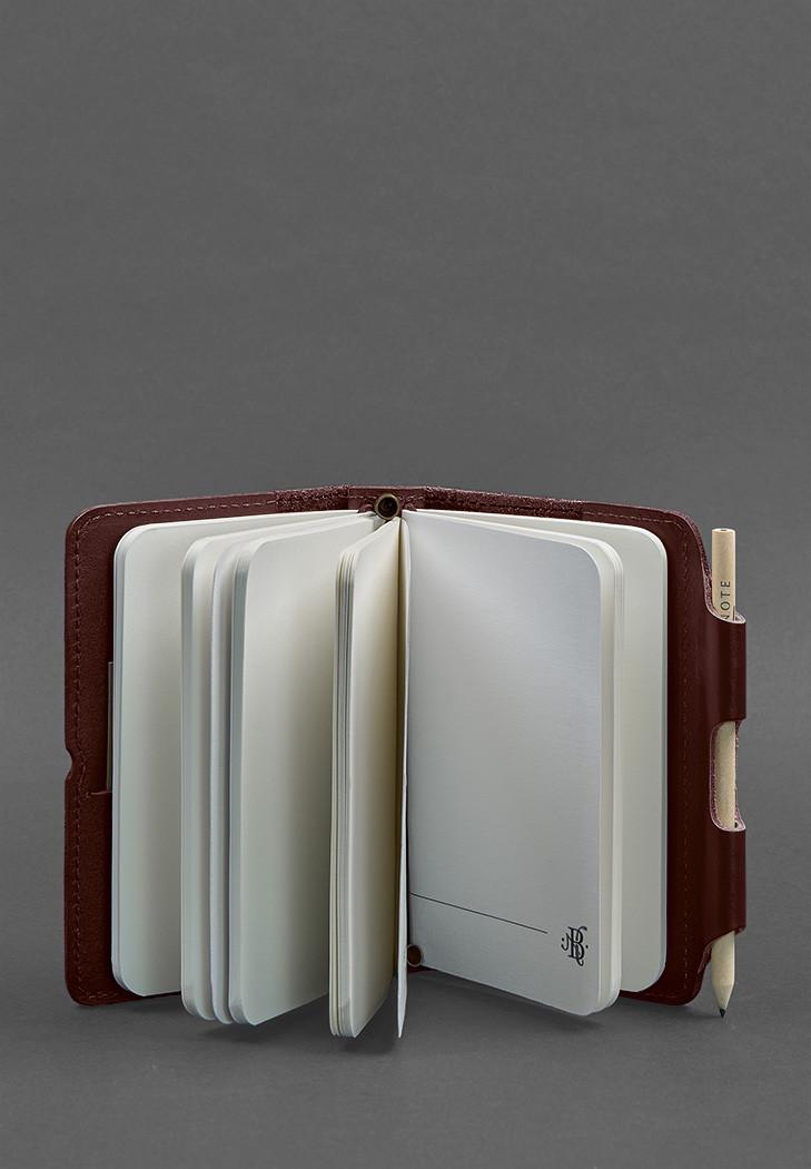 Блокнот шкіряний Софт-бук 3.0 Бордовий (A-026339) - фото 6 Блокнот шкіряний Софт-бук 3.0 Бордовий (A-026339) - фото 6