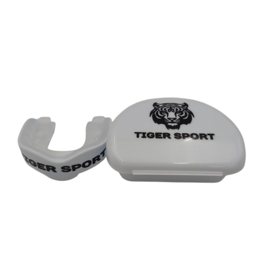 Капа боксерская одинарная подростковая Tiger Sport МG-10L Белый