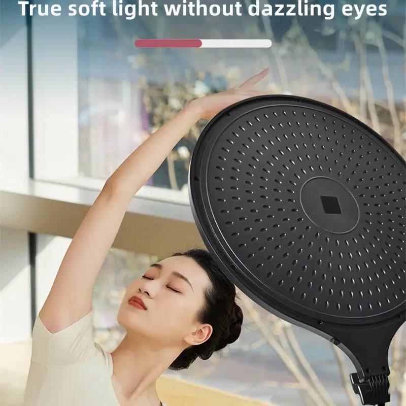 Лампа круглая LED ZL-QP350 35 см на штативе 210 см 35 Вт - фото 6 Лампа круглая LED ZL-QP350 35 см на штативе 210 см 35 Вт - фото 6