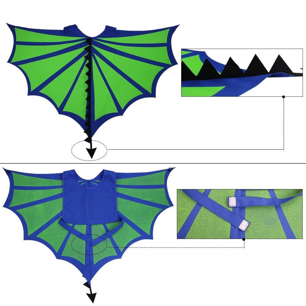 Костюм детский дракончика крылья с маской (VA-881611014) - фото 4