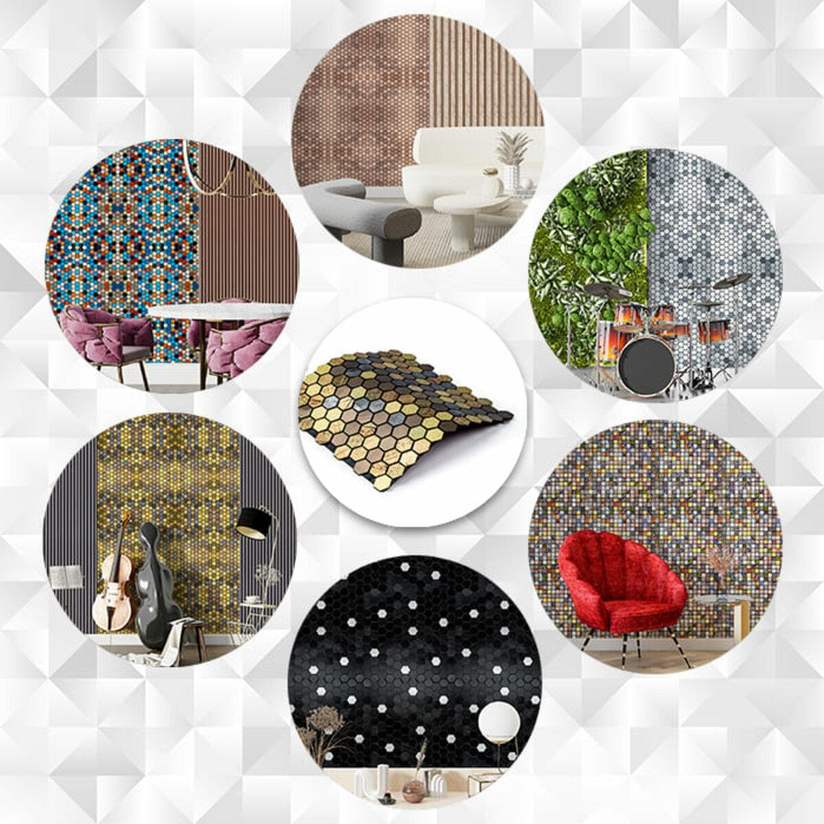 Плитка алюмінієва самоклеюча 300х300х3 мм Луска (SW-00001931) - фото 6 Плитка алюмінієва самоклеюча 300х300х3 мм Луска (SW-00001931) - фото 6