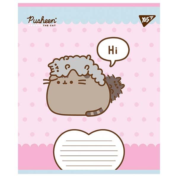 Зошит у клітинку Pusheen Weekend 12 аркушів (ЦБ-00034361)