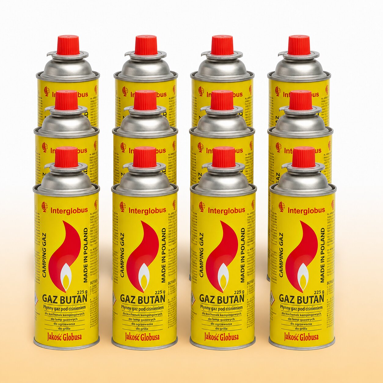 Балон газовий універсальний Interglobus 230 г 12 шт. (31732668)
