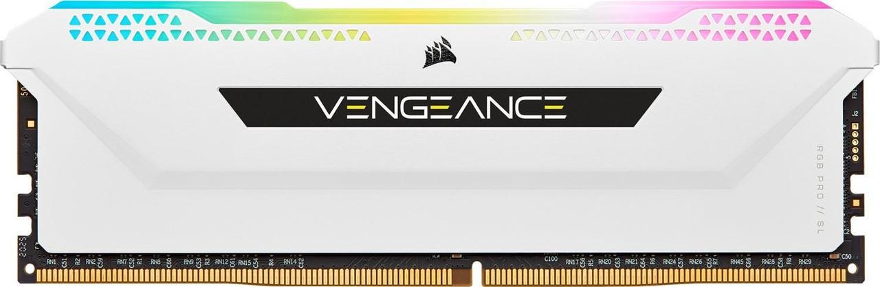 Оперативна пам'ять для ПК Corsair 32 GB 2x16 GB DDR4 3200 MHz Vengeance RGB PRO SL (CMH32GX4M2E3200C16W) - фото 5 Оперативна пам'ять для ПК Corsair 32 GB 2x16 GB DDR4 3200 MHz Vengeance RGB PRO SL (CMH32GX4M2E3200C16W) - фото 5