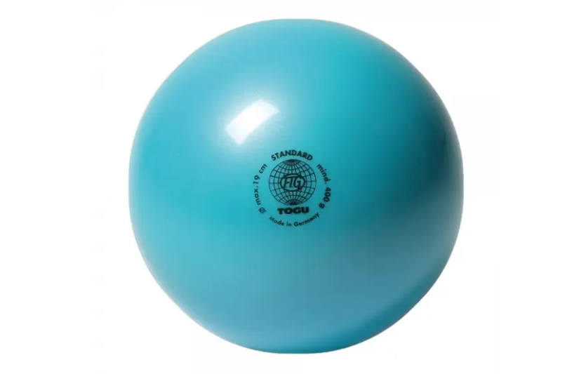 Мяч Tuloni 18 см Голубой с металлическим эффектом (T0285)