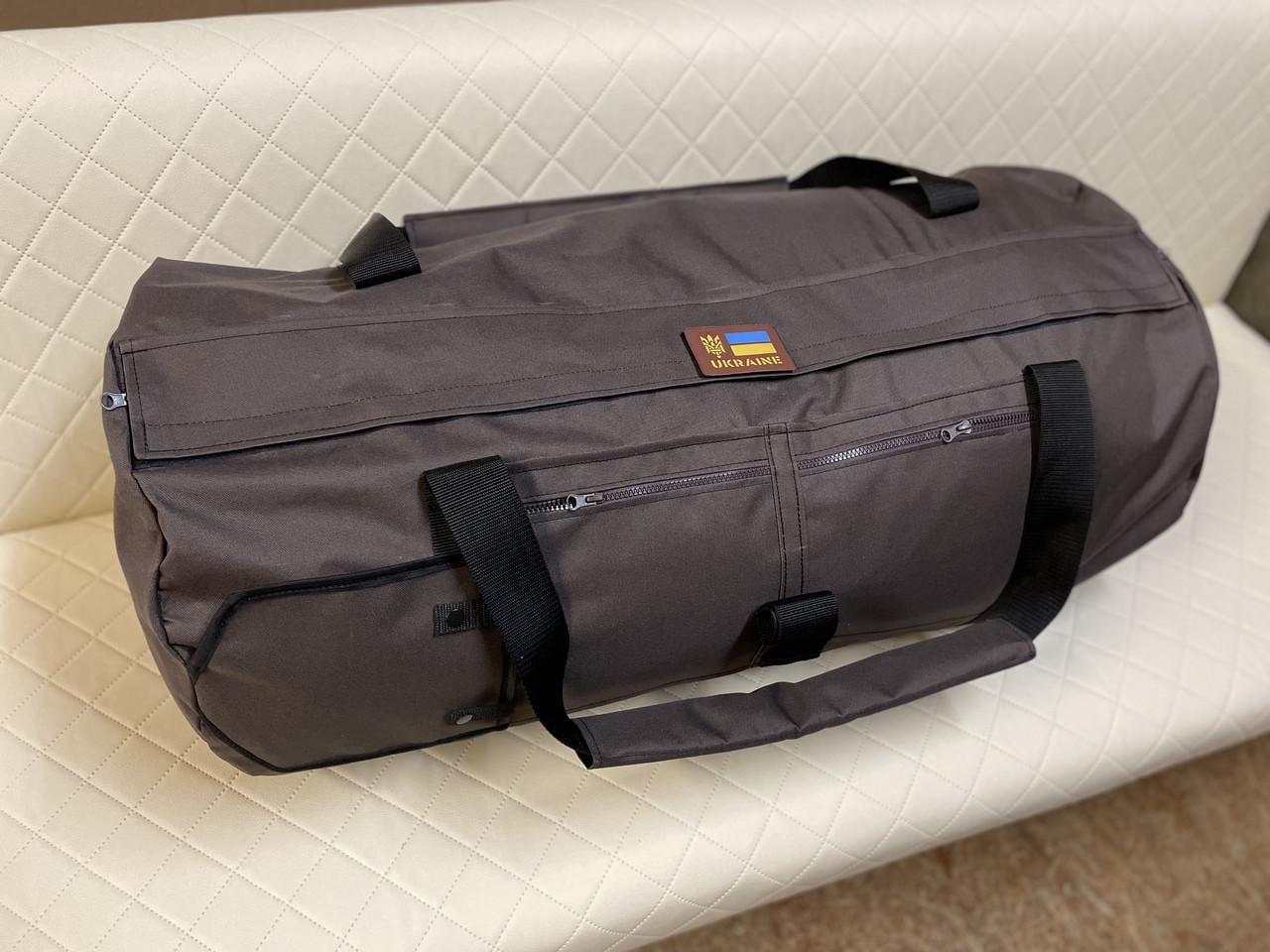 Сумка-баул Оксфорд 100 л с клапаном Коричневый (2917299202)