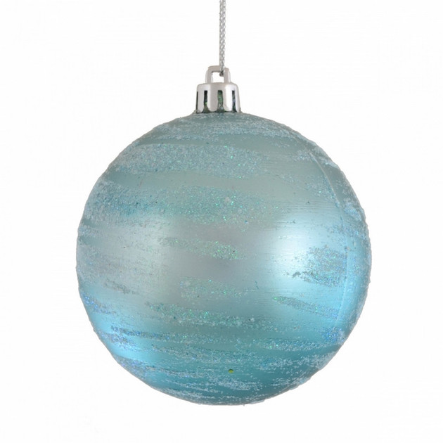 Новогодняя игрушка на елку Лазурь 8 см Голубой (TY-5-R-378)