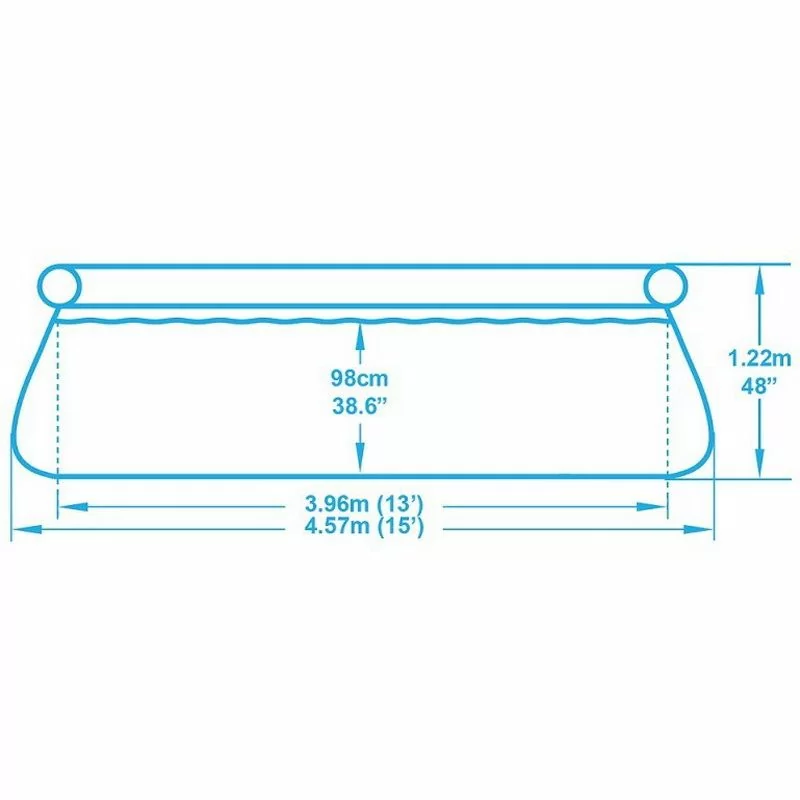 Бассейн надувной Bestway 57289 с картриджным фильтром 457х122 см - фото 7