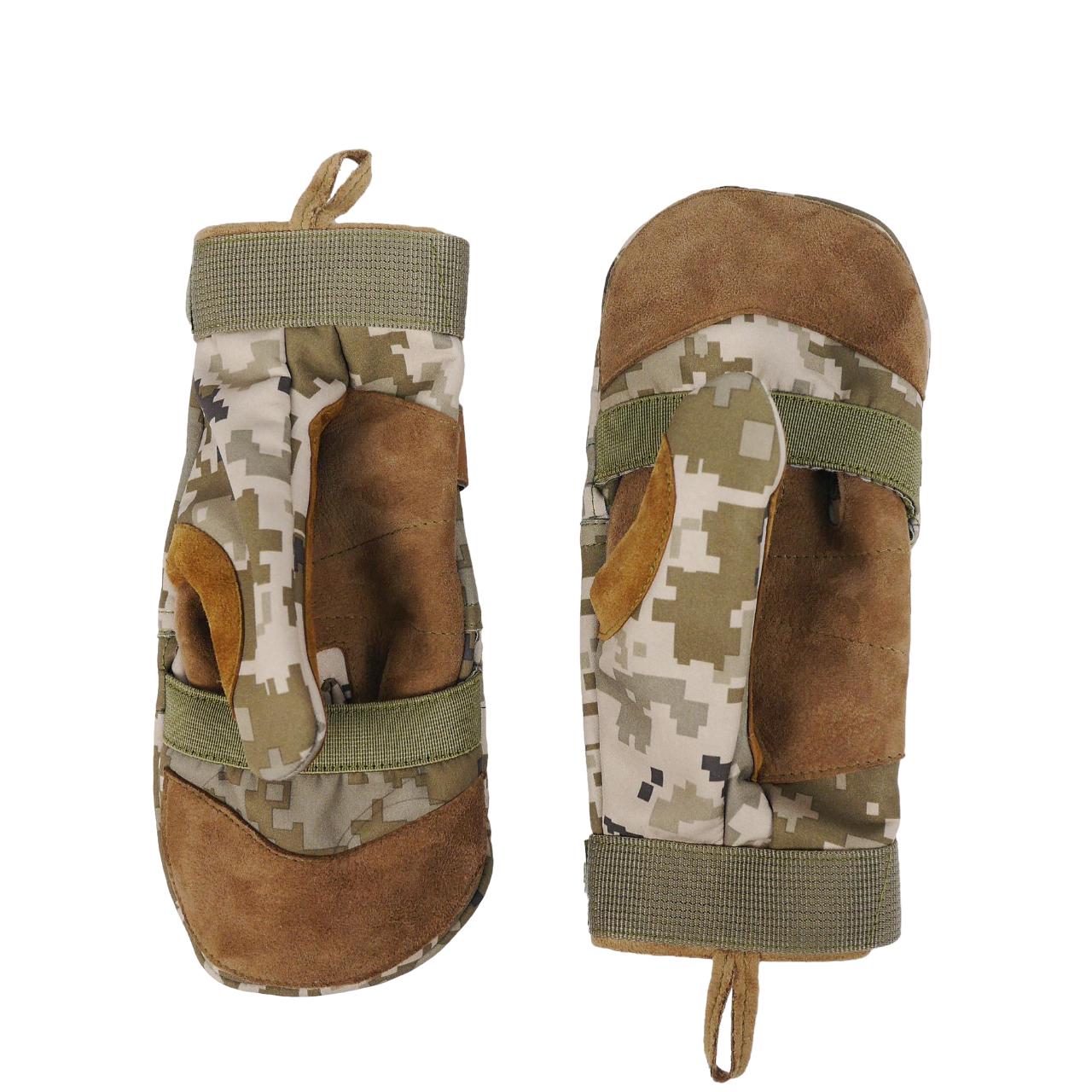 Перчатки зимние Softshell L Пиксель (1601-L)