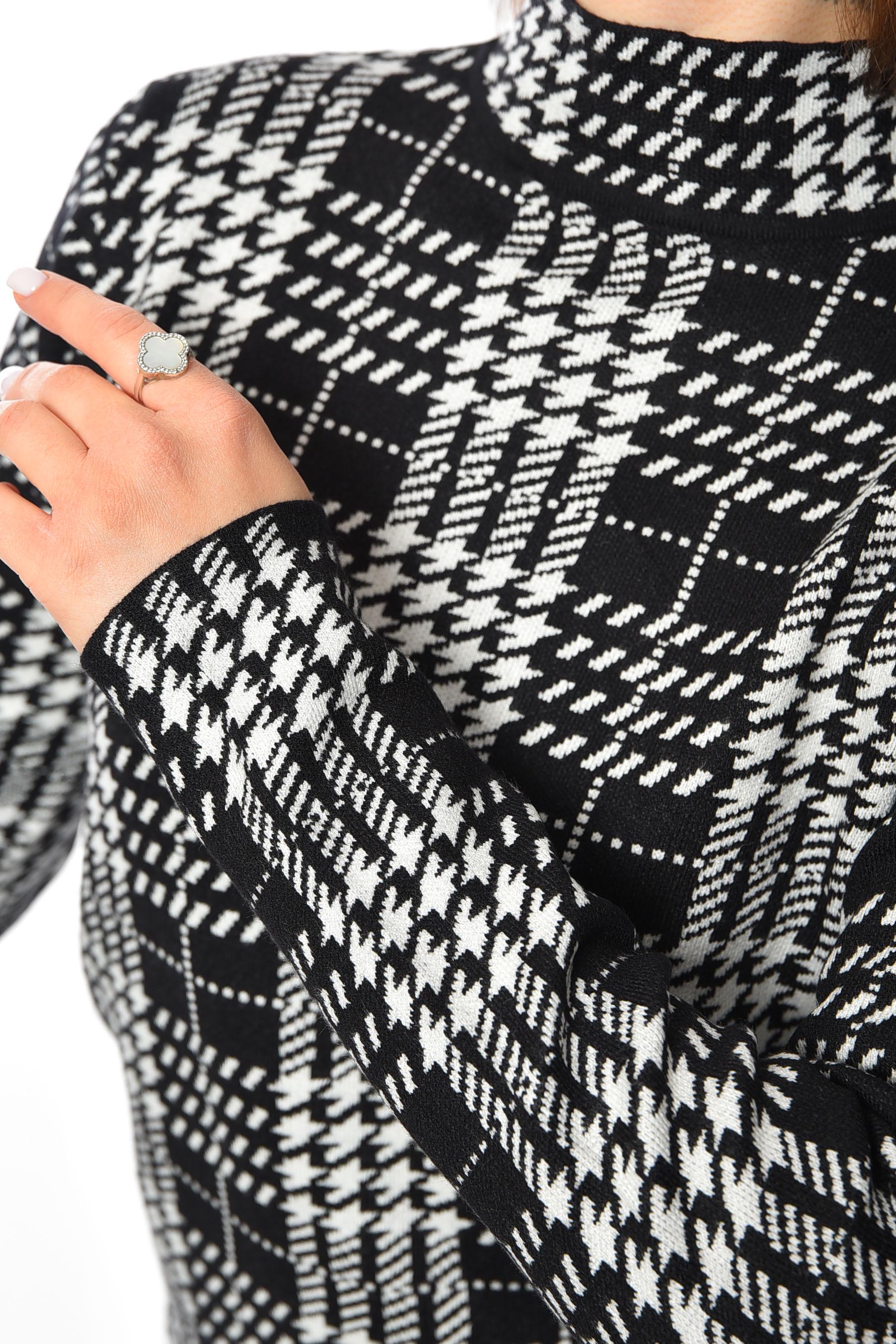 Светр жіночий S-M Чорний (192421) - фото 4 Светр жіночий S-M Чорний (192421) - фото 4