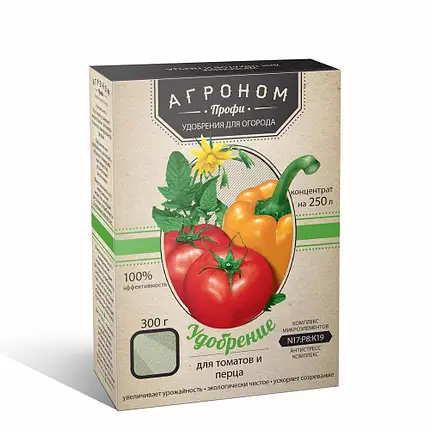 Удобрение для томатов и перца Агроном Профи 300 г 5 шт. (e7a68fbc)