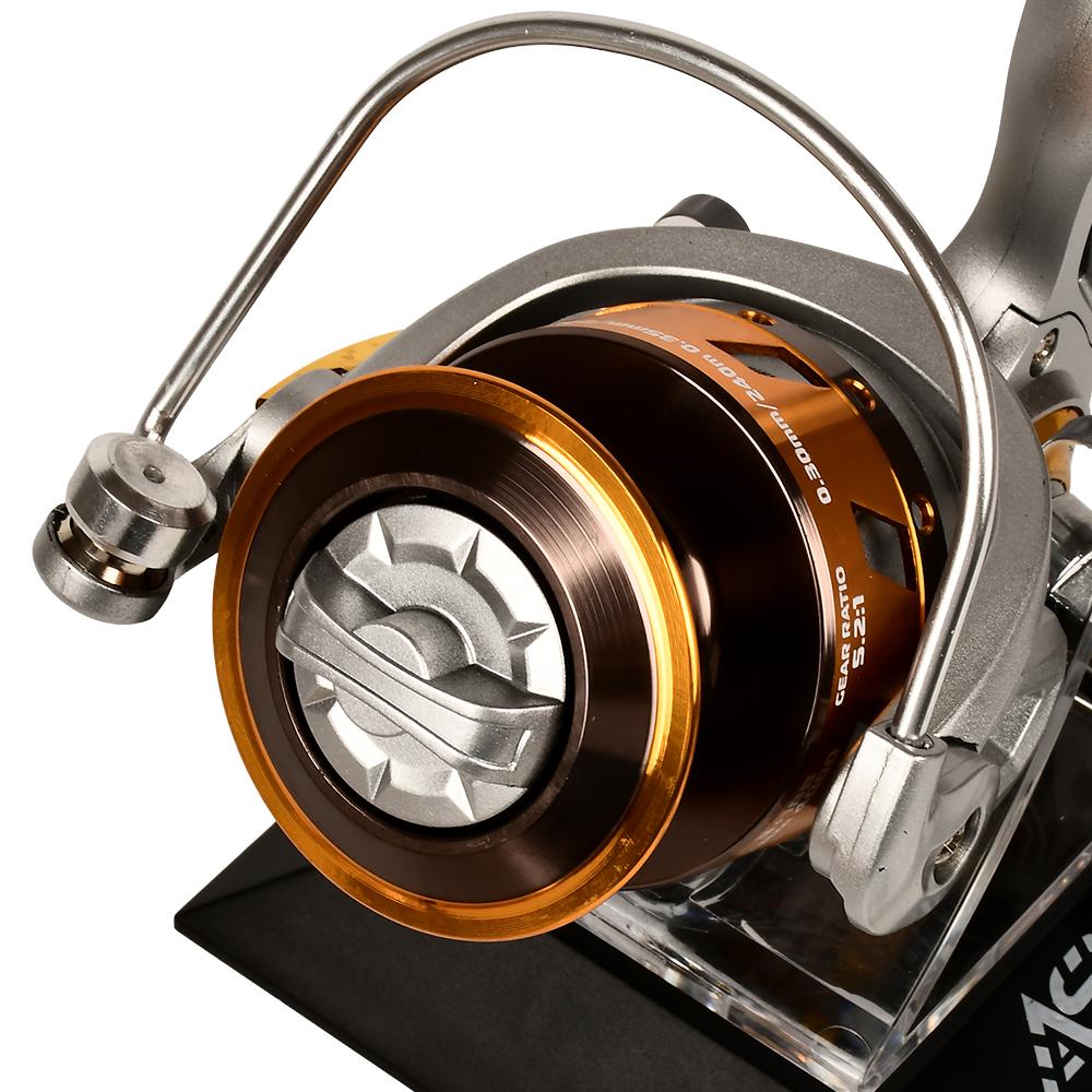 Котушка риболовна Sams Fish 4000 3+1bb алюмінієва шпуля Grey (SF24143-4) - фото 3 Котушка риболовна Sams Fish 4000 3+1bb алюмінієва шпуля Grey (SF24143-4) - фото 3