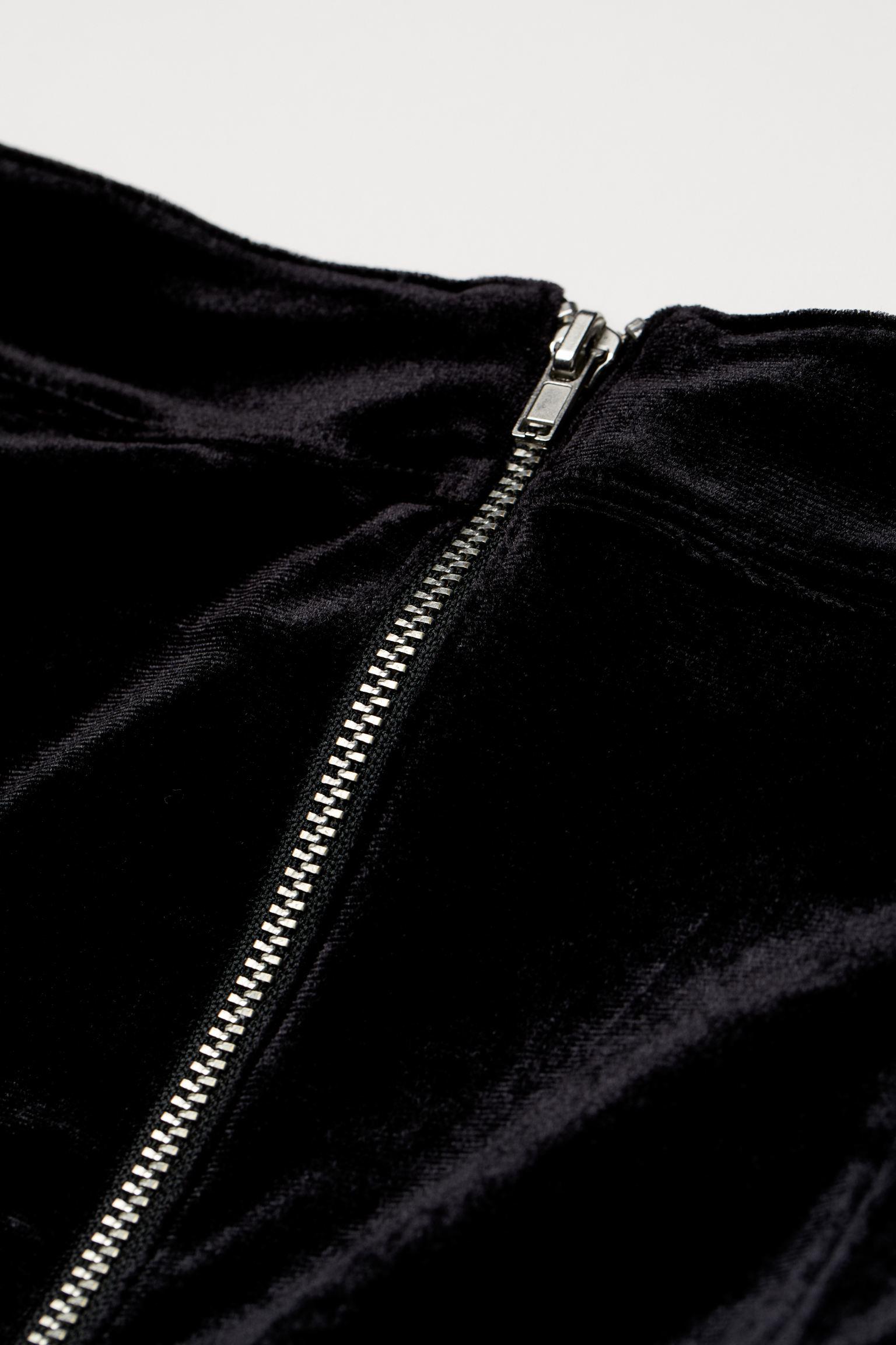 Юбка велюровая р. 36 Черный (8420282Vabr) - фото 2 Юбка велюровая р. 36 Черный (8420282Vabr) - фото 2