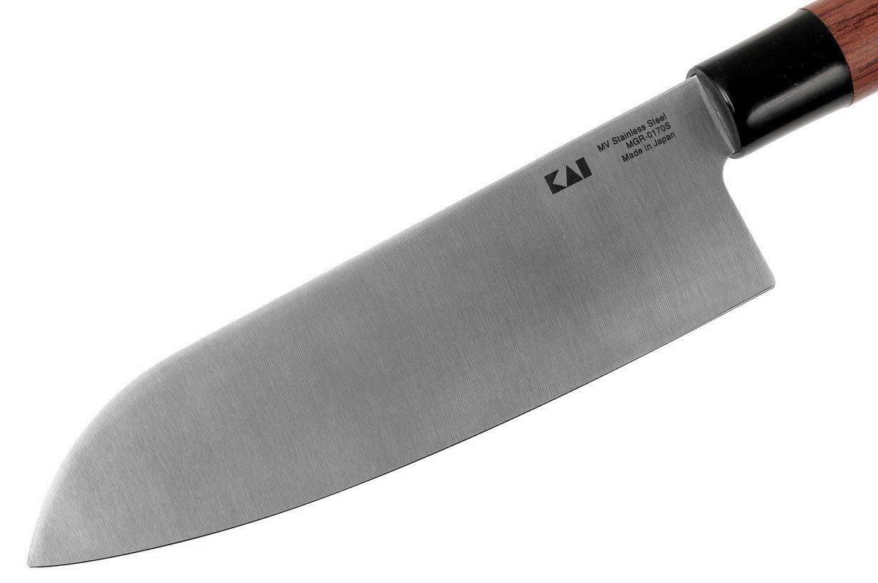 Нож кухонный KAI Seki Magoroku Redwood Сантоку 170 мм (MGR-0170S) - фото 3 Нож кухонный KAI Seki Magoroku Redwood Сантоку 170 мм (MGR-0170S) - фото 3