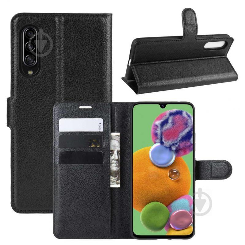 Чохол-книжка Litchie Wallet для Samsung Galaxy A90 5G Black (arbc6407) - фото 2