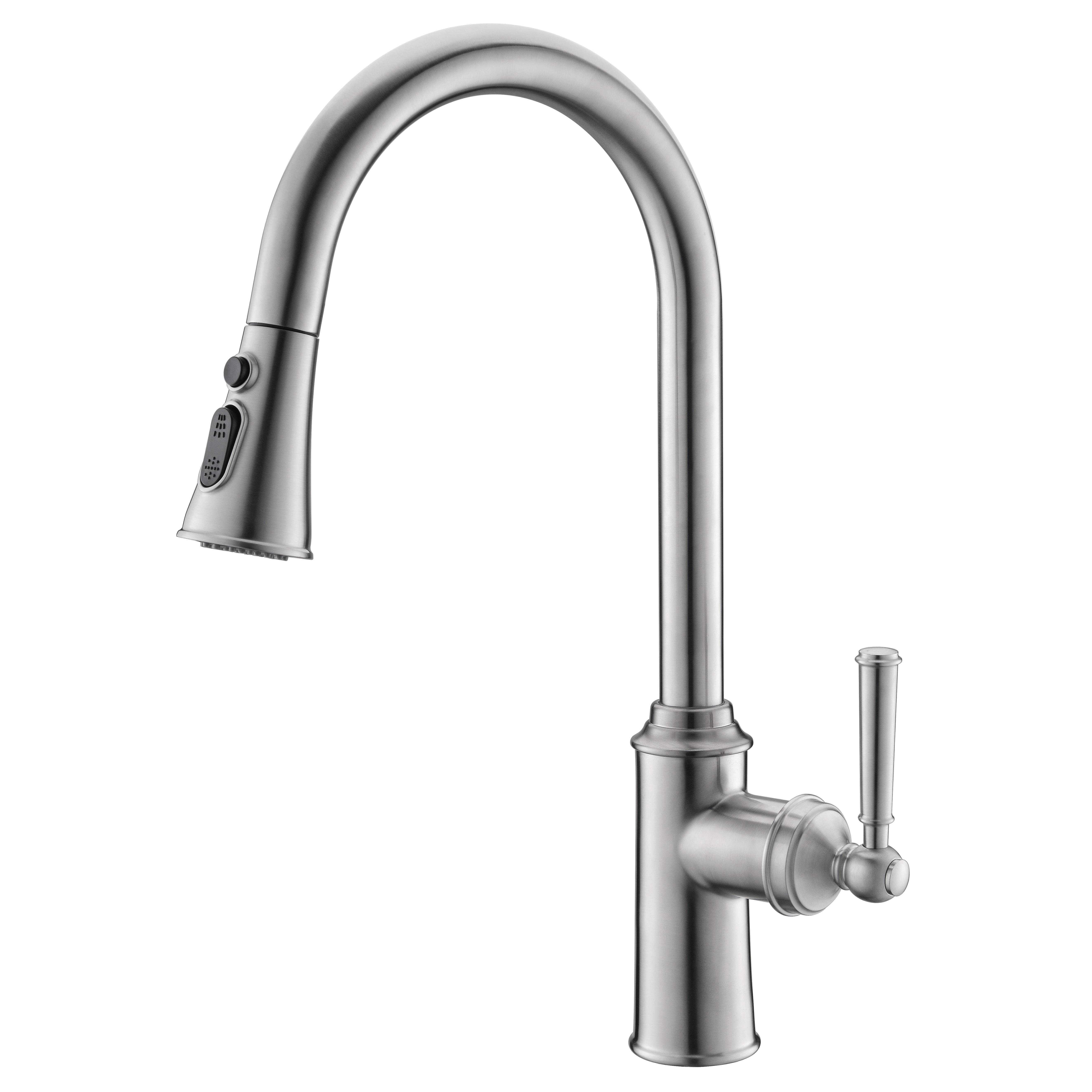 Смеситель кухонный Imprese выдвижная лейка 500 мм 35 мм (60377)