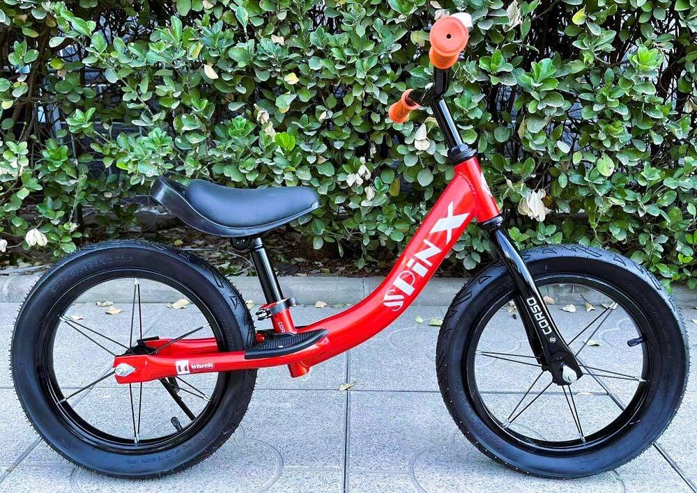 Беговел Corso Spin-X стальная рама надувные колеса 14" подножка/подставка для ног/колокольчик Красный (PX-280-14) Беговел Corso Spin-X стальная рама надувные колеса 14" подножка/подставка для ног/колокольчик Красный (PX-280-14)