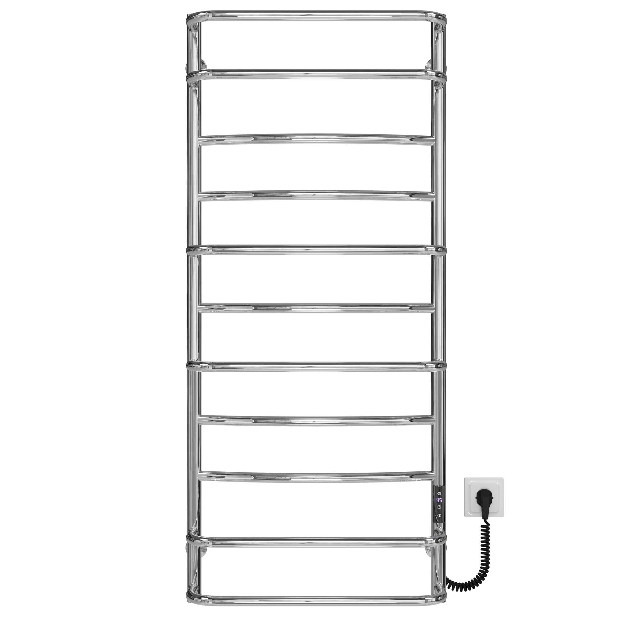 Полотенцесушитель электрический Deffi Аквамикс П11 JD03 правое подключение нержавеющая сталь 500х1200 мм Хром (C.AM.120.50.11.E.C.R.1)