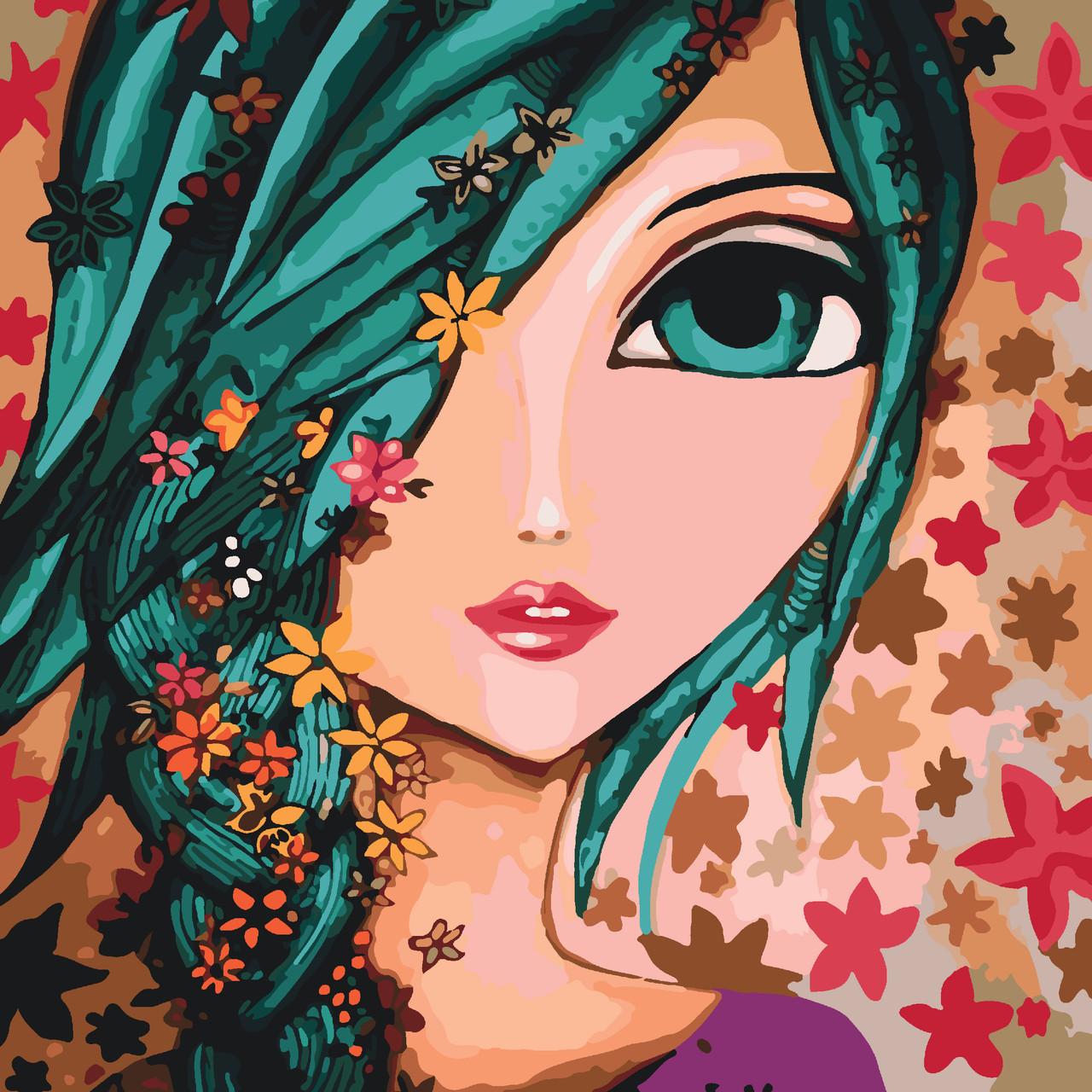 Картина по номерам Идейка Цветочек 40x40 см (skl-КНО2683)