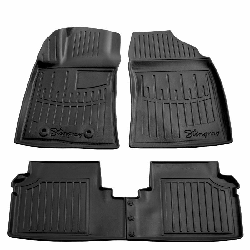 Автоковрики 3D Stingray Toyota Avensis III T270 2009- 4 шт. Черный (1774319969)