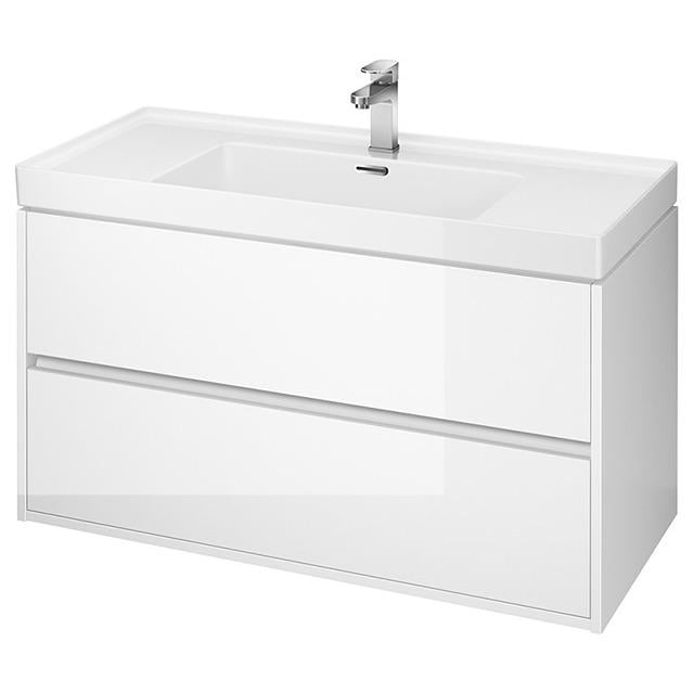 Тумба под умывальник подвесная Cersanit Crea FZZW1008901564 99,4x53,3x44,7 см Белый (94389)