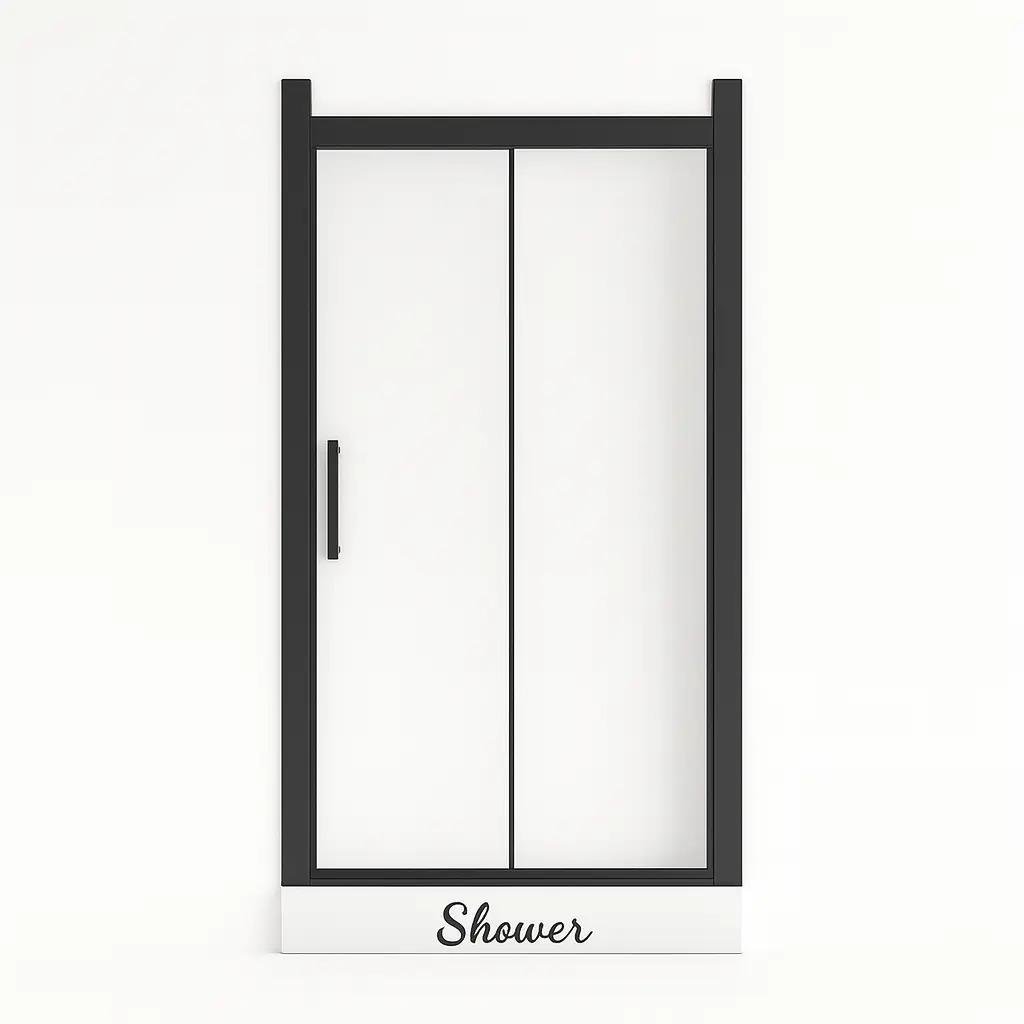 Штора-кабина для душа Shower ICON ICN-785 двухсекционная раздвижная матовое стекло 150х200 см Штора-кабина для душа Shower ICON ICN-785 двухсекционная раздвижная матовое стекло 150х200 см