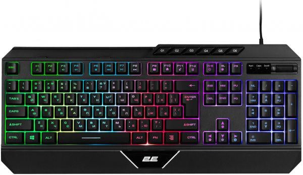 Клавиатура 2E Gaming KG315 RGB USB Black (2E-KG315UBK)