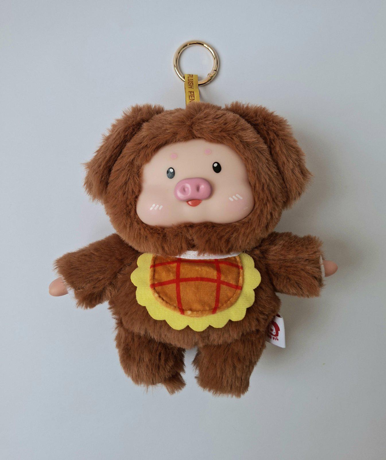 Игрушка плюшевая свинка 18 см Коричневый (SAM-2144) - фото 9