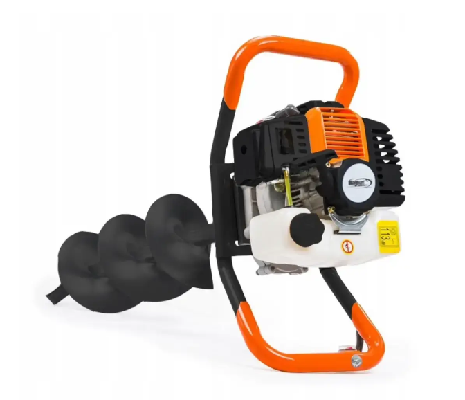 Мотобур бензиновый BOXER BX-121 с бурами 3шт. двигатель 52 см3 (33008060)