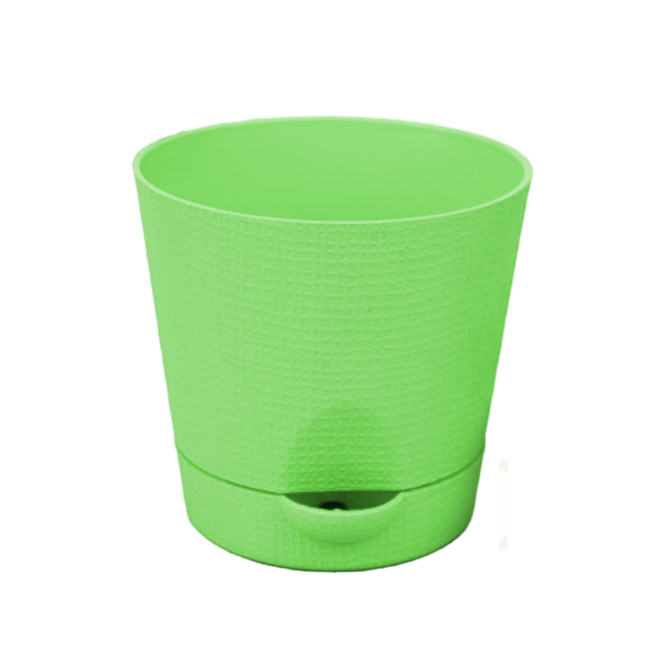 Горшок Фиалка Люкс 11,5 см Зеленый (29806) - фото 1