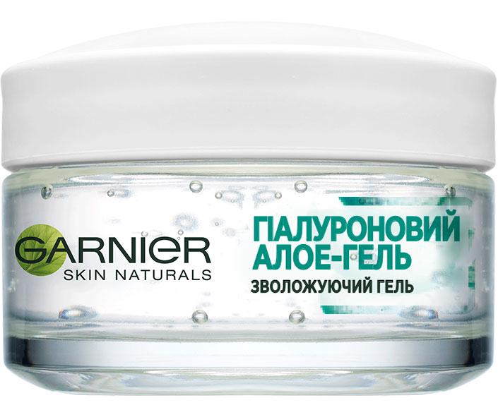 Гель для лица гиалуроновый увлажняющий Garnier Skin Naturals дневной для нормальной и комбинированной кожи Алоэ 50 мл (17740) - фото 2