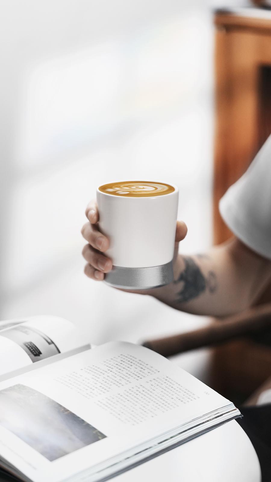 Чашка для кофе MHW-3BOMBER Cera Series Ceramic Cup 240 мл Белый (CS6103W-OS) - фото 3