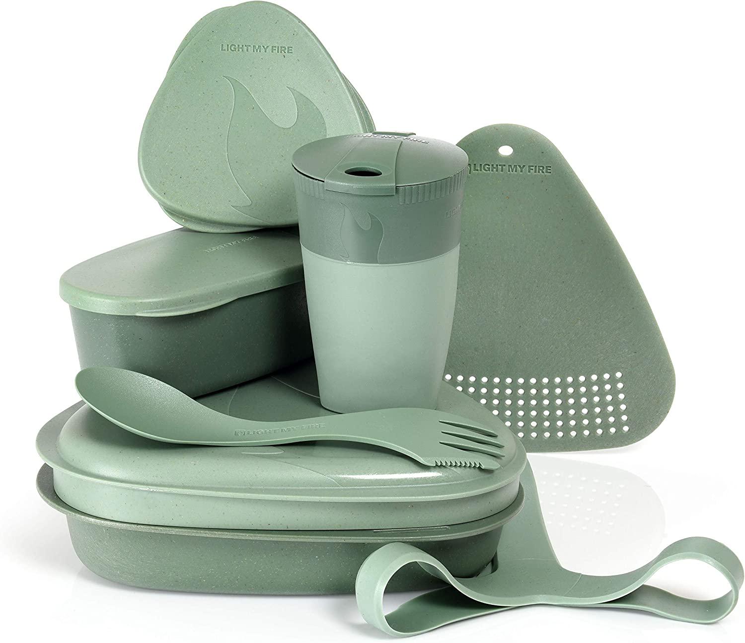 набор посуды Light My Fire MealKit BIO 8 шт. Sandy green