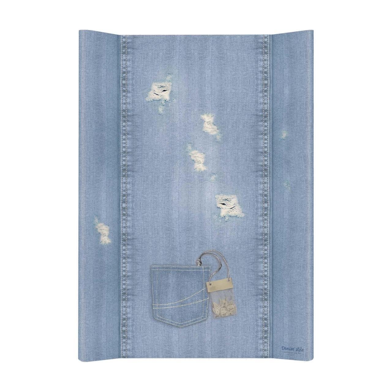 Пеленальная доска на комод Cebababy Denim Style Shabby 50x70 см Голубой (T10200)