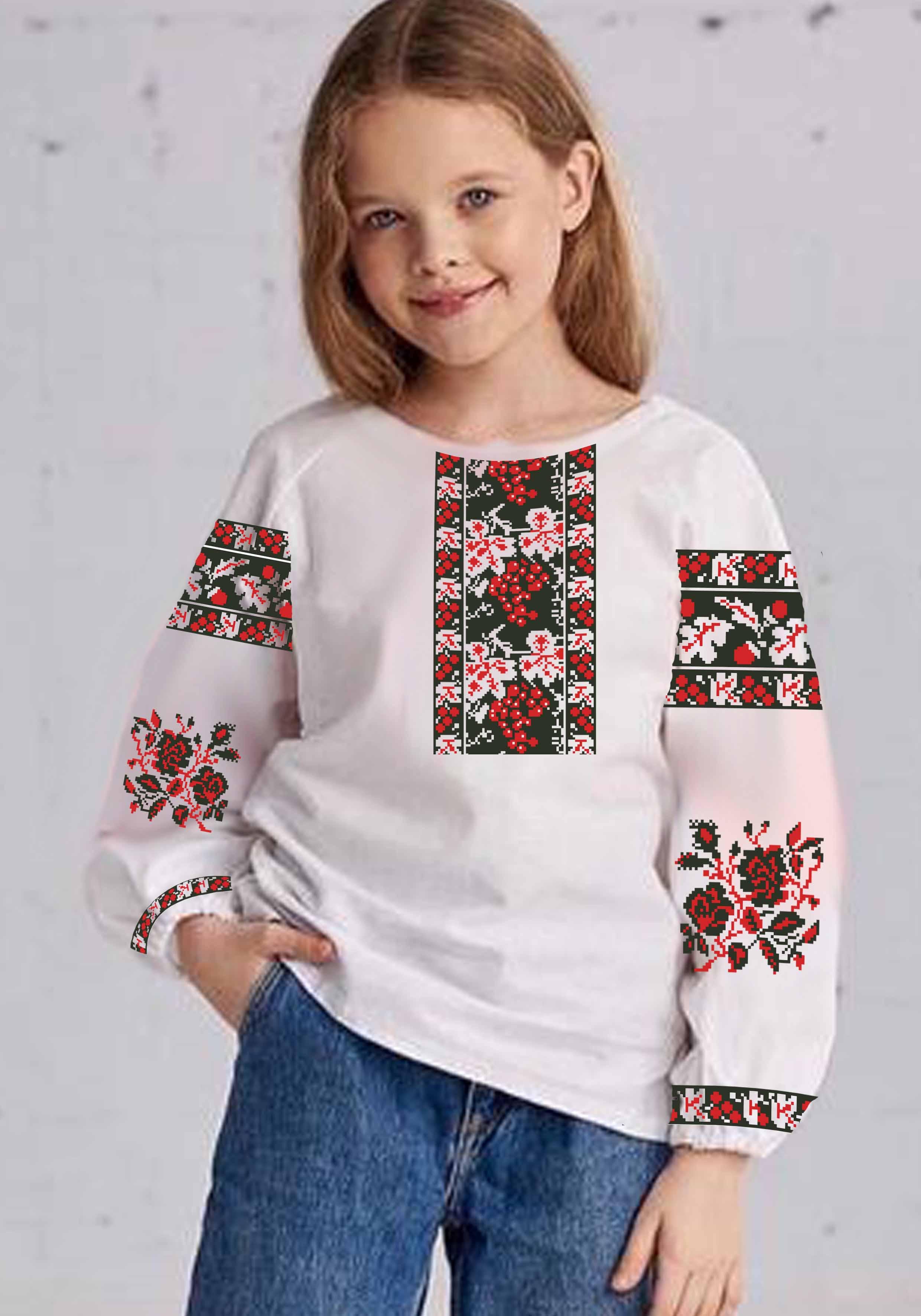 Заготовка для вышивки нитками/бисером для девочки домотканое полотно (СДД-104)