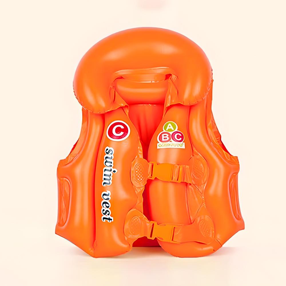 Надувний жилет для плавання для дітей Wave 45 см Помаранчевий (52-пом-BT-6525-M) - фото 3 Надувний жилет для плавання для дітей Wave 45 см Помаранчевий (52-пом-BT-6525-M) - фото 3