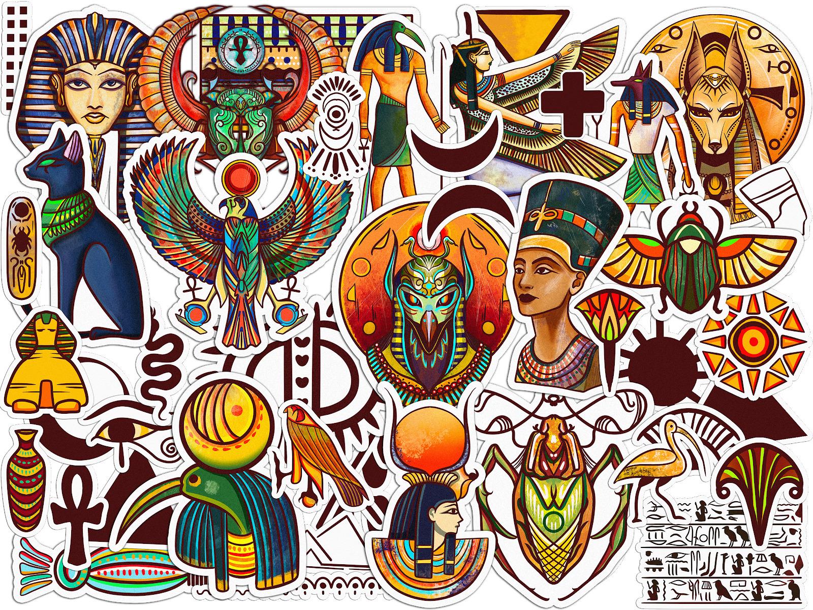 Набор стикеров Lex Altern Египетская тайна виниловые 46 шт. - фото 2