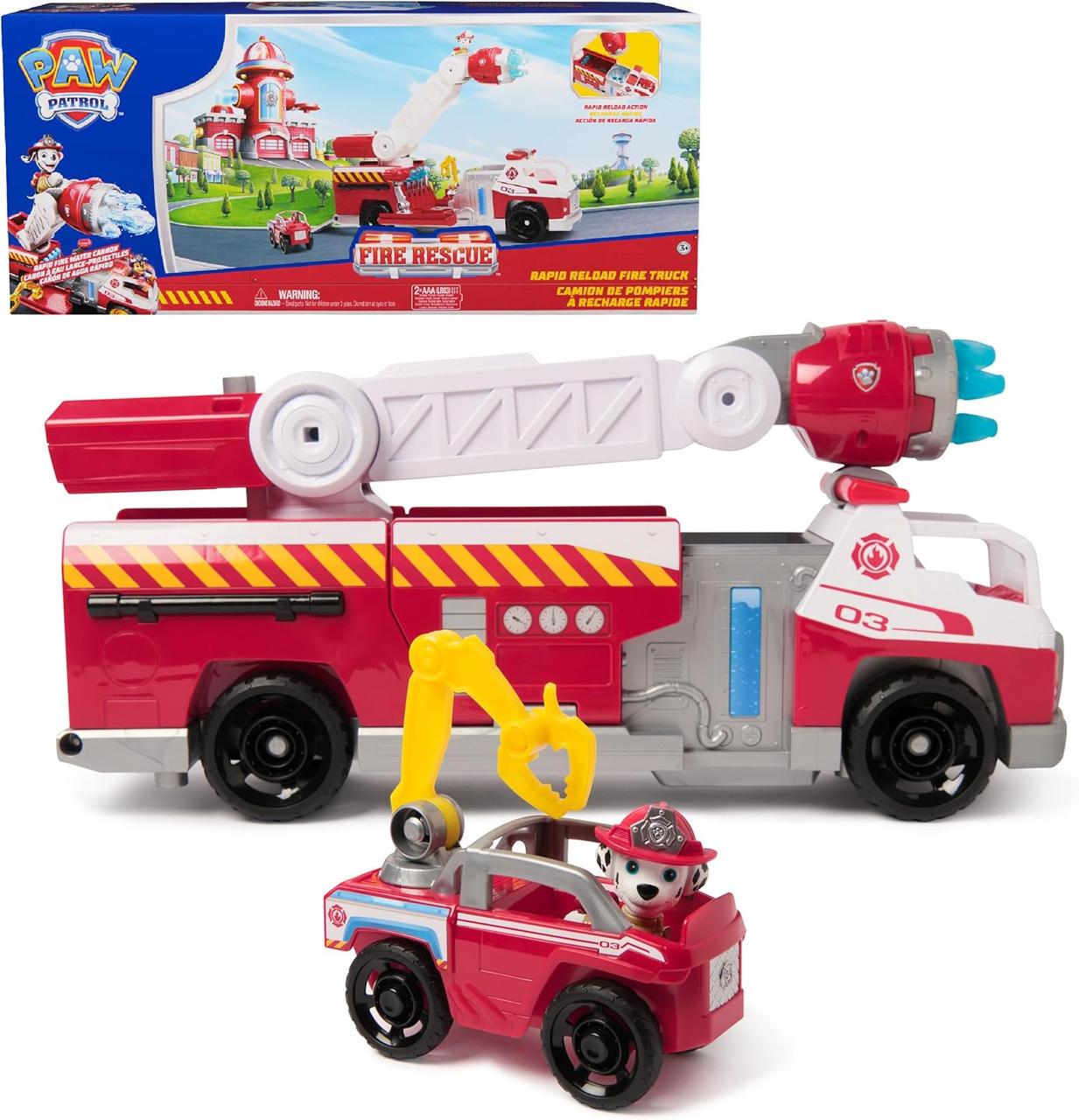 Пожарная машина Маршала Spin Master Fire Rescue Rapid Reload Truck